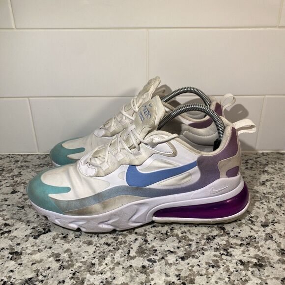 Nike Shoes - Nike Air Max 270 React Women's Size 10 AT6174-102 White Running Sneakers